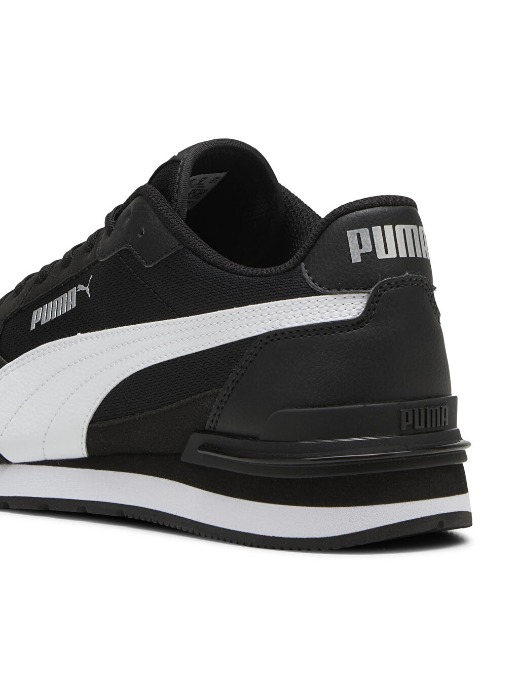 Siyah St Runner V4 Mesh Erkek Spor Ayakkabı-7
