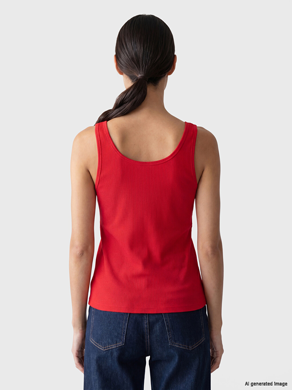 U Neck Women's Tank Top-2