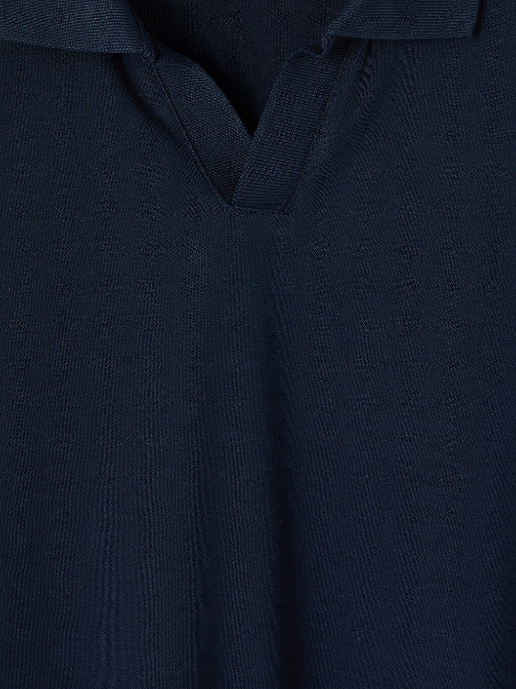 Lacivert Polo Yaka Erkek Tişört-1