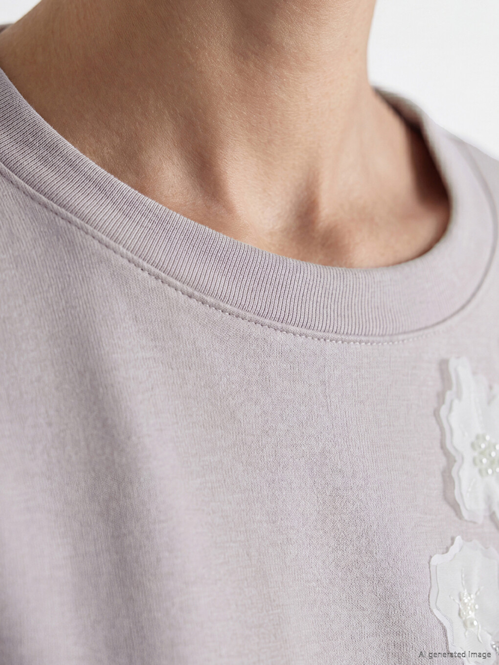 Embroidered Oversize Soft Touch Women's Tunic-2
