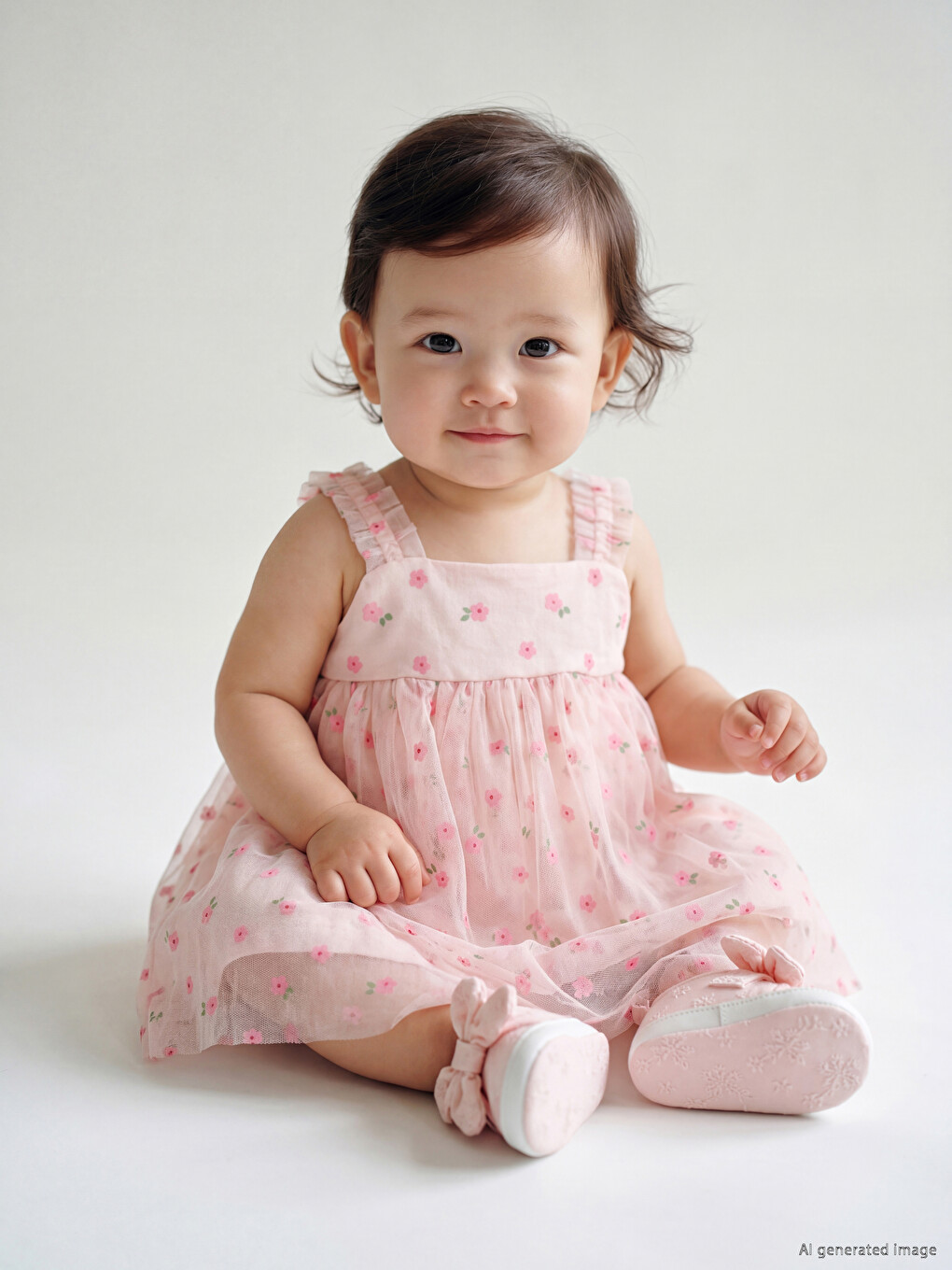 Floral Print Baby Girls' Dress