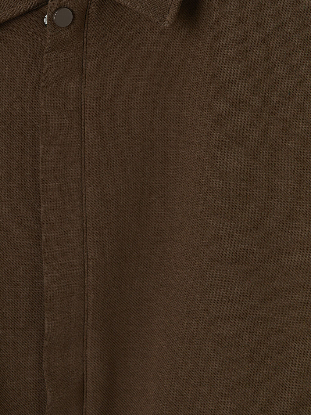 Kahverengi Polo Yaka Erkek Fermuarlı Sweatshirt-2