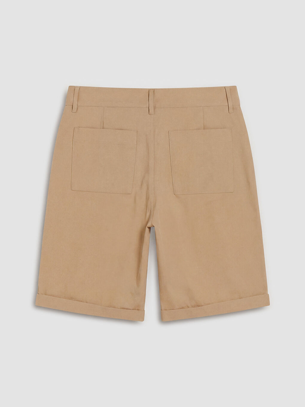 Bej Regular Fit Erkek Şort-1