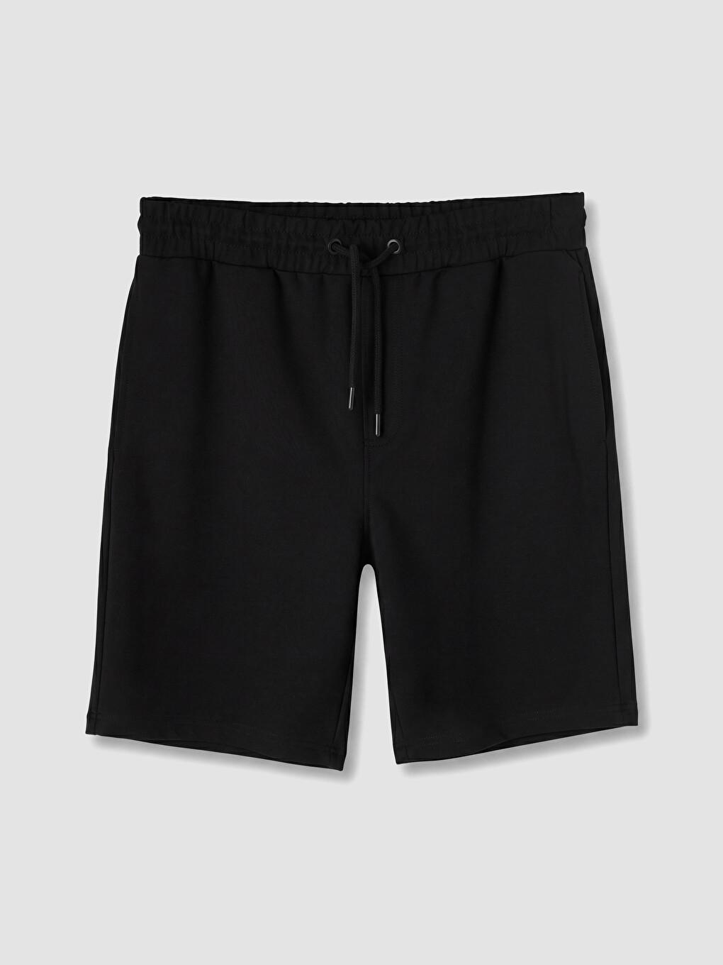 Siyah Regular Fit Erkek Şort