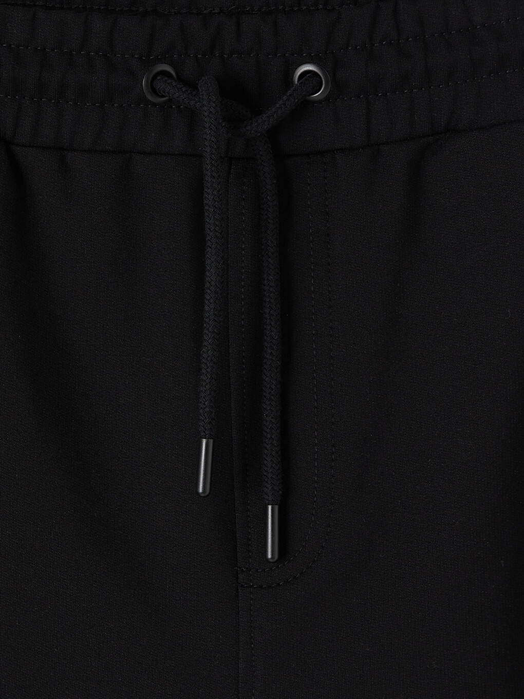 Siyah Regular Fit Erkek Şort-1