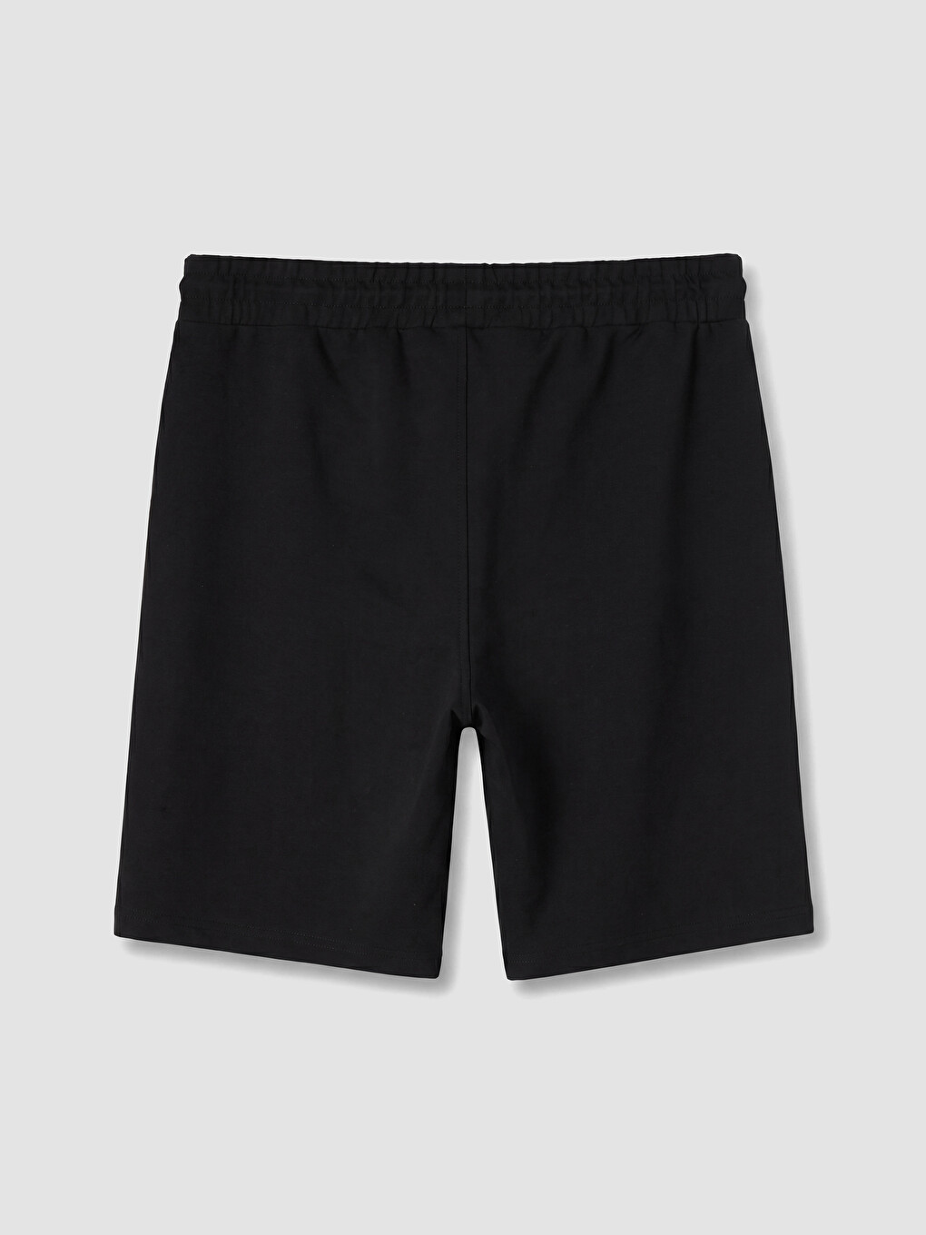 Siyah Regular Fit Erkek Şort-2