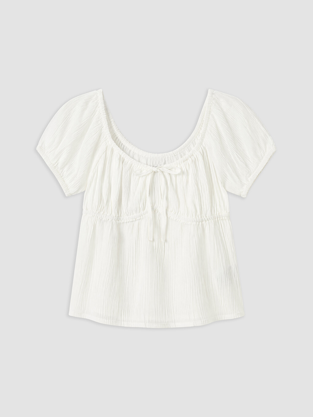 Blouse Blanc Femme-4