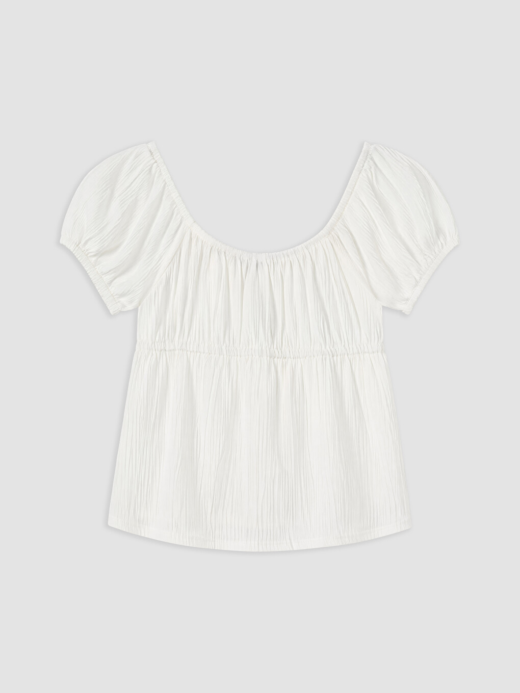 Blouse Blanc Femme-5