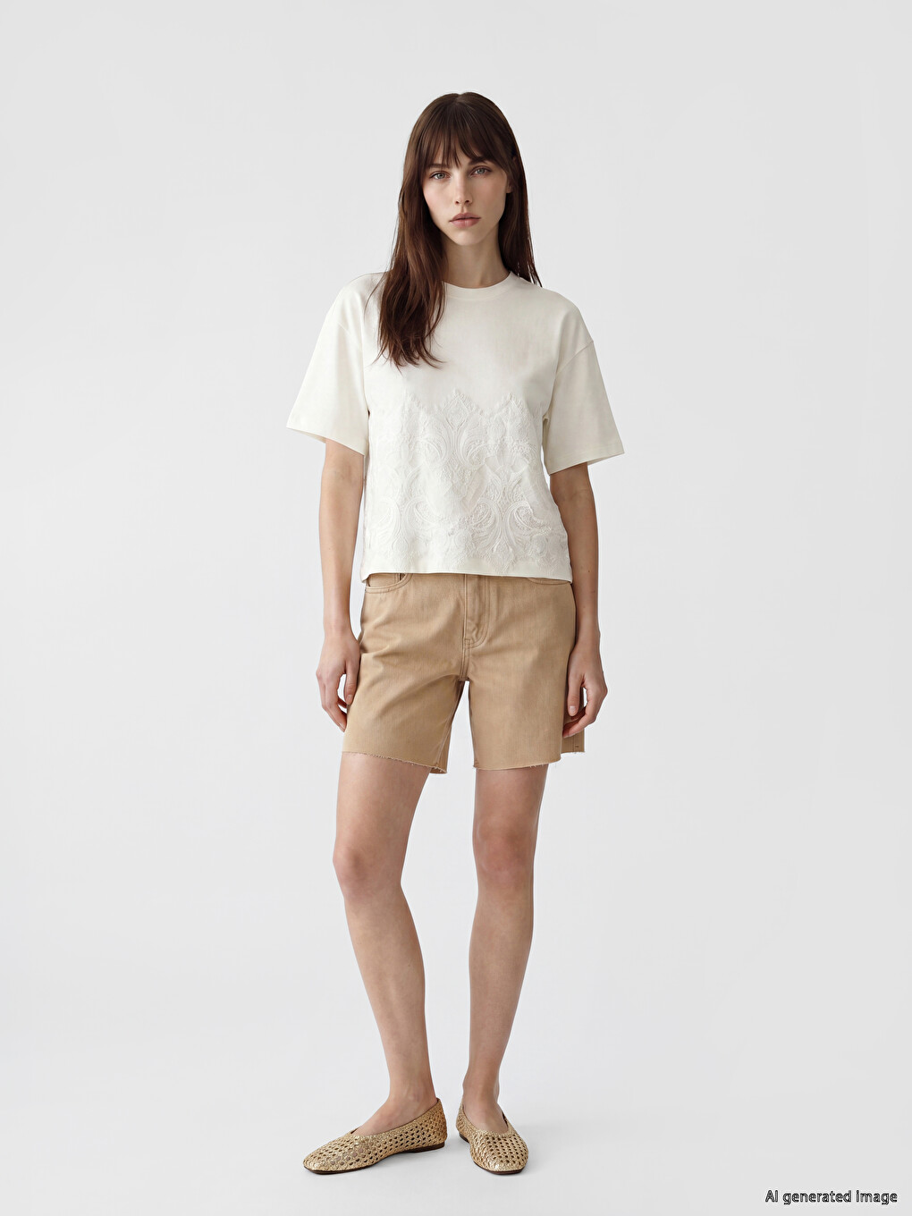 Oversize 100% Cotton Women's T-shirt-1