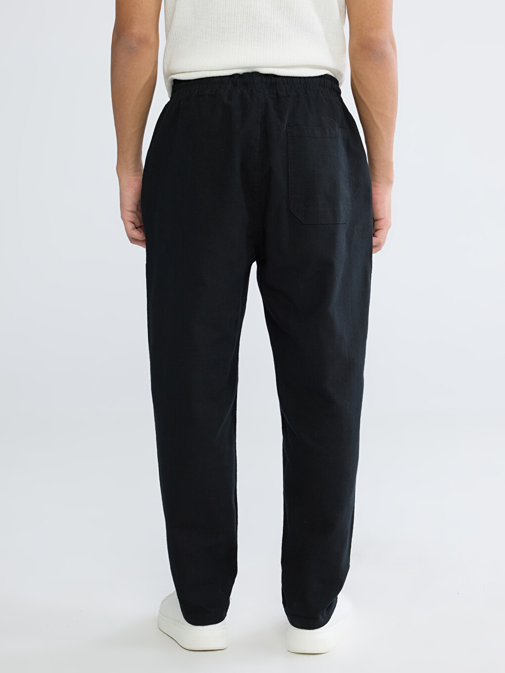Regular Fit Elastični Struk Muške Pantalone-12