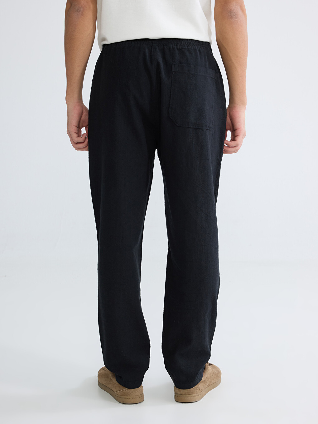 Regular Fit Elastični Struk Muške Pantalone-11