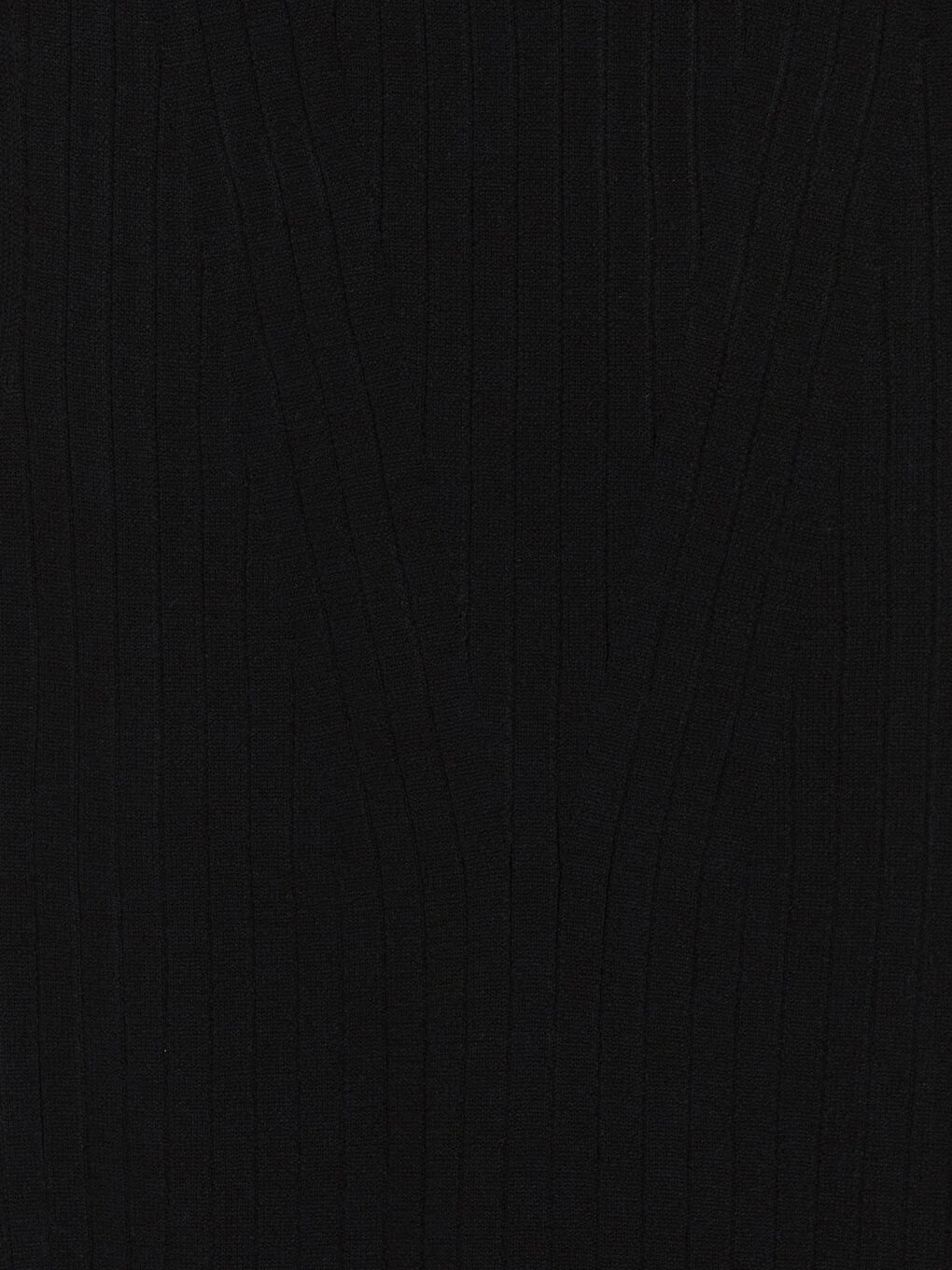 Siyah Bisiklet Yaka Kadın Triko Süveter-2