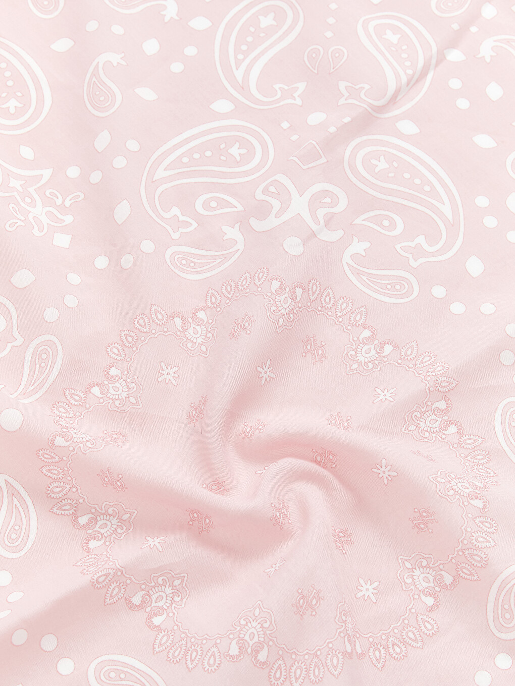 Pembe Desenli Kadın Bandana-3