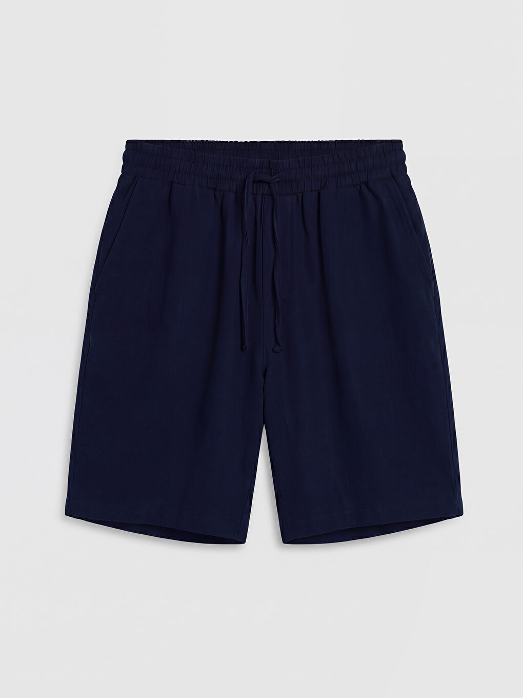 Lacivert Loose Fit Erkek Şort