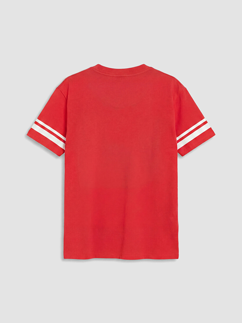 Kırmızı Türkiye Baskılı Oversize Kadın Tişört-2