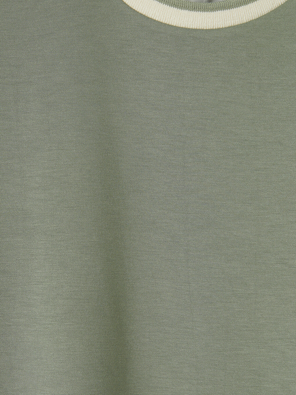 Yeşil Bisiklet Yaka Soft Touch Kadın Tişört-2