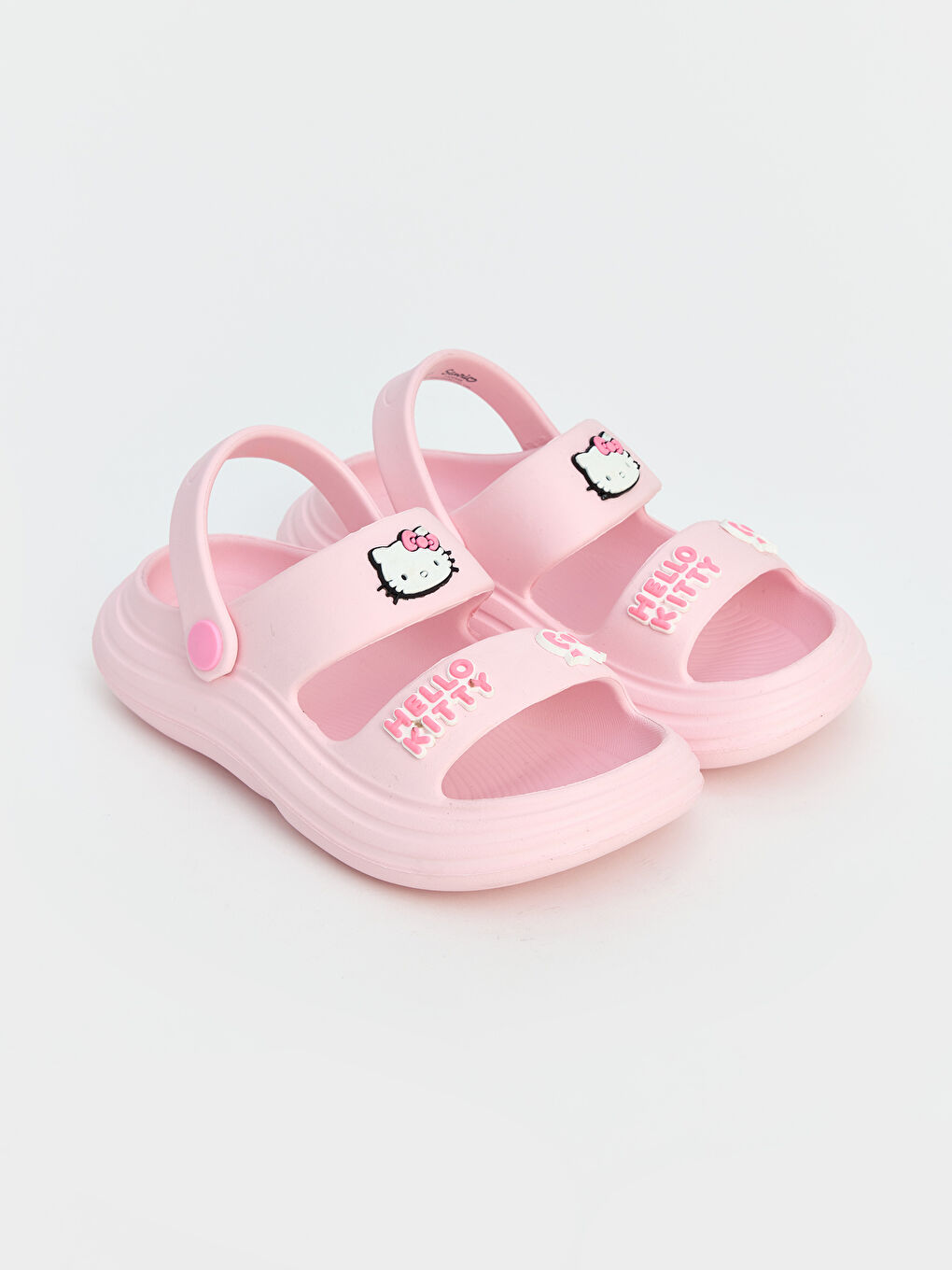 Pembe Hello Kitty Baskılı Kız Çocuk Sandalet