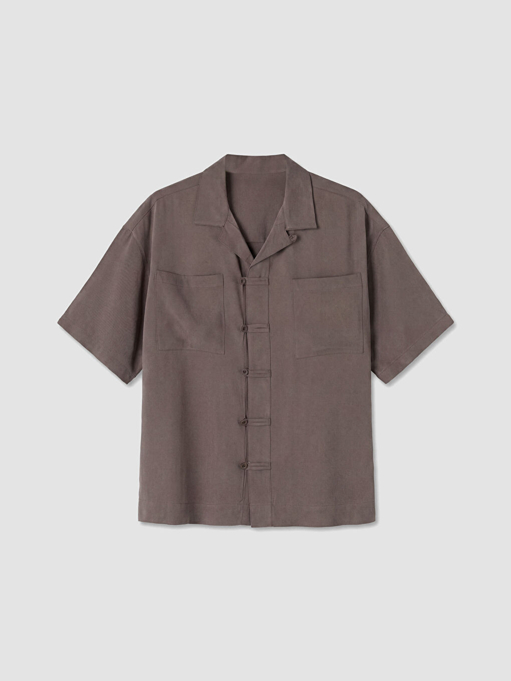 Siyah Loose Fit Erkek Gömlek