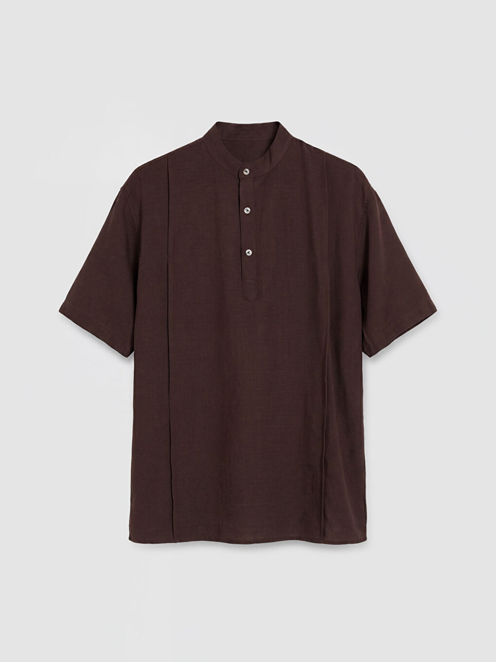 Kahverengi Regular Fit Erkek Gömlek