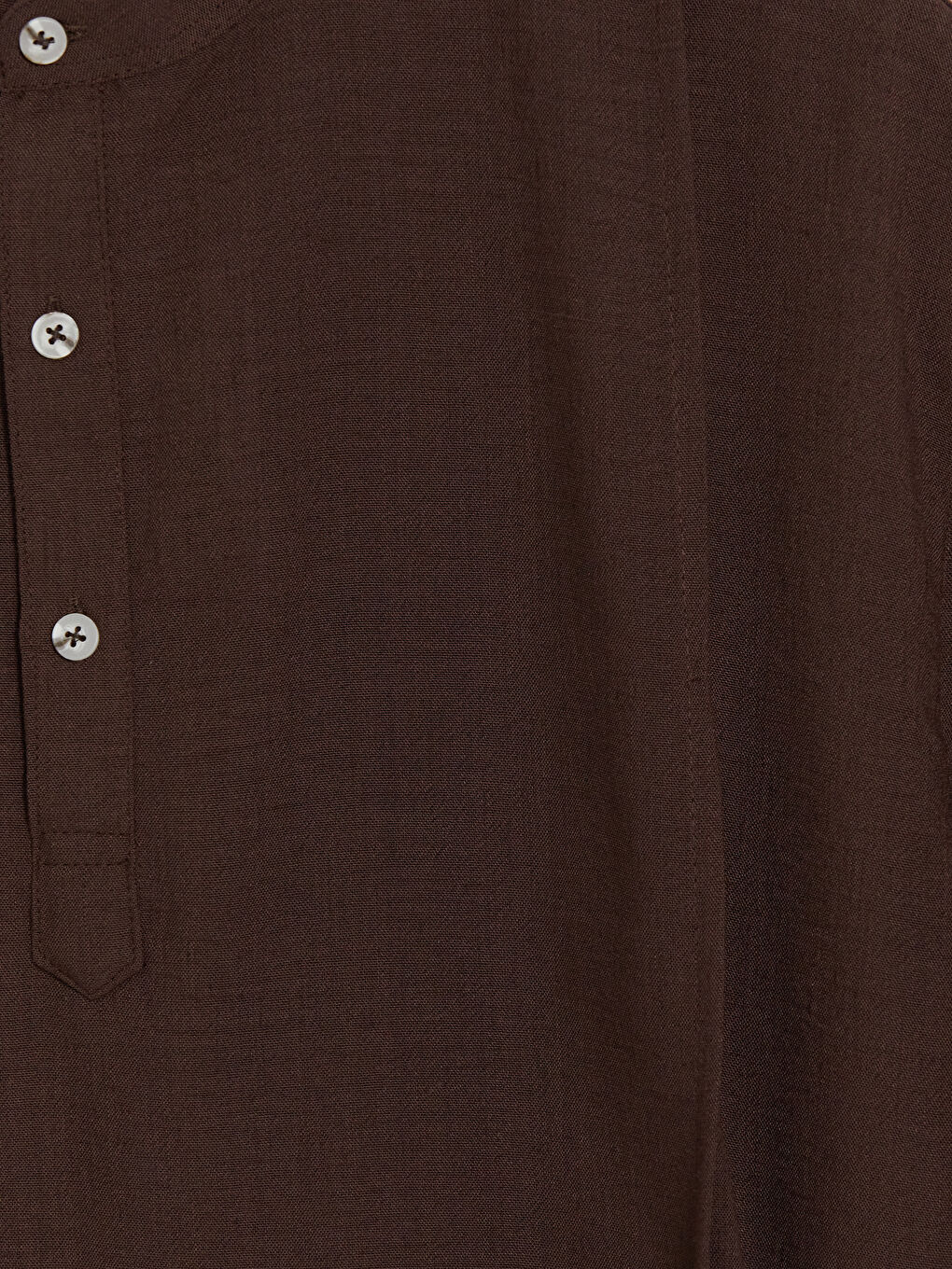 Kahverengi Regular Fit Erkek Gömlek-2