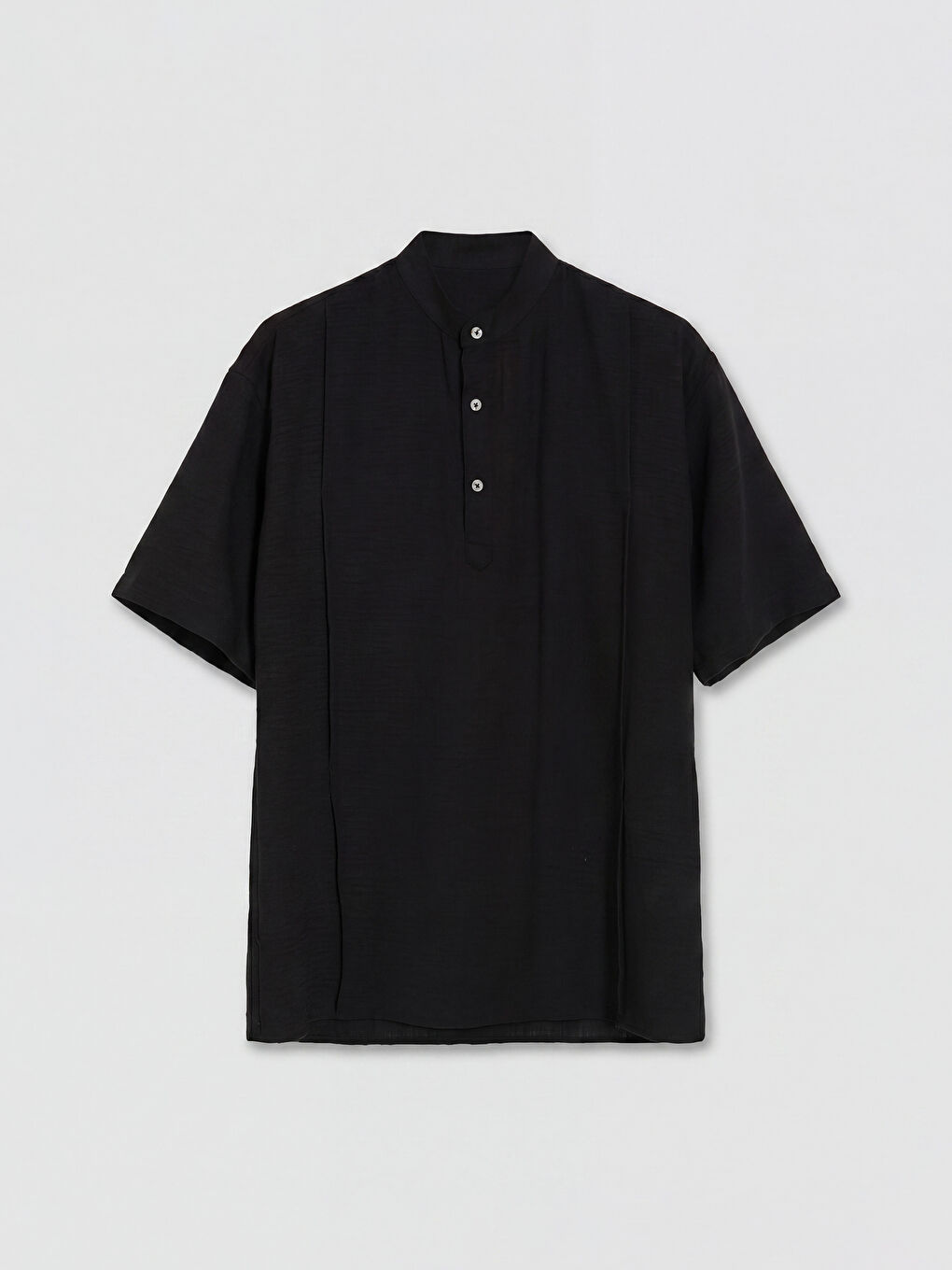 Siyah Regular Fit Erkek Gömlek