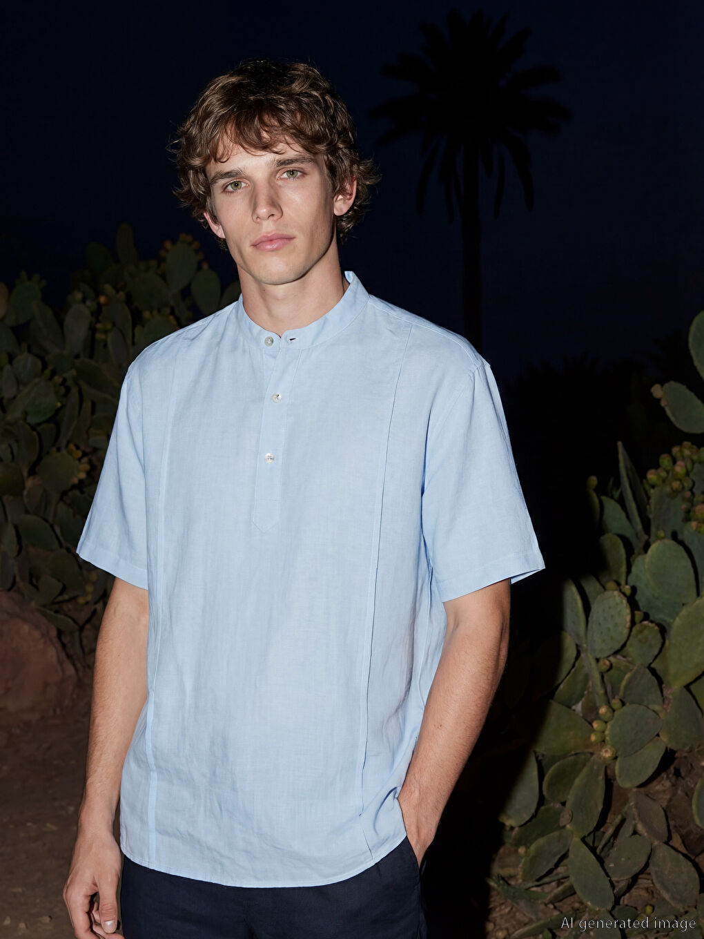 Mavi Regular Fit Erkek Gömlek-2