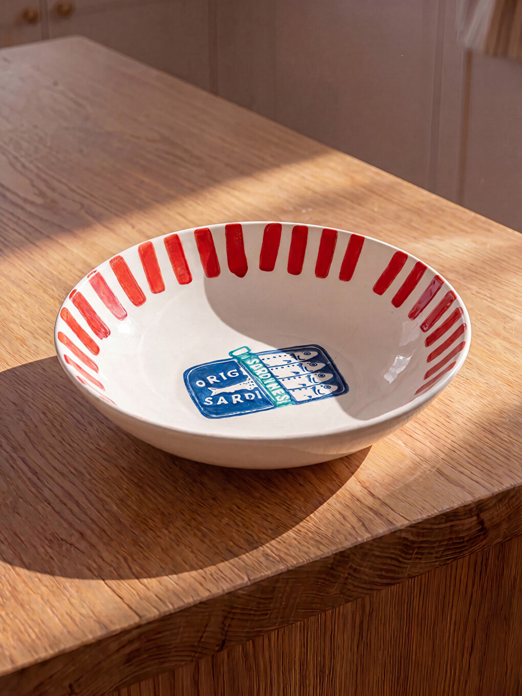 Printed Ceramic Salad Plate-1