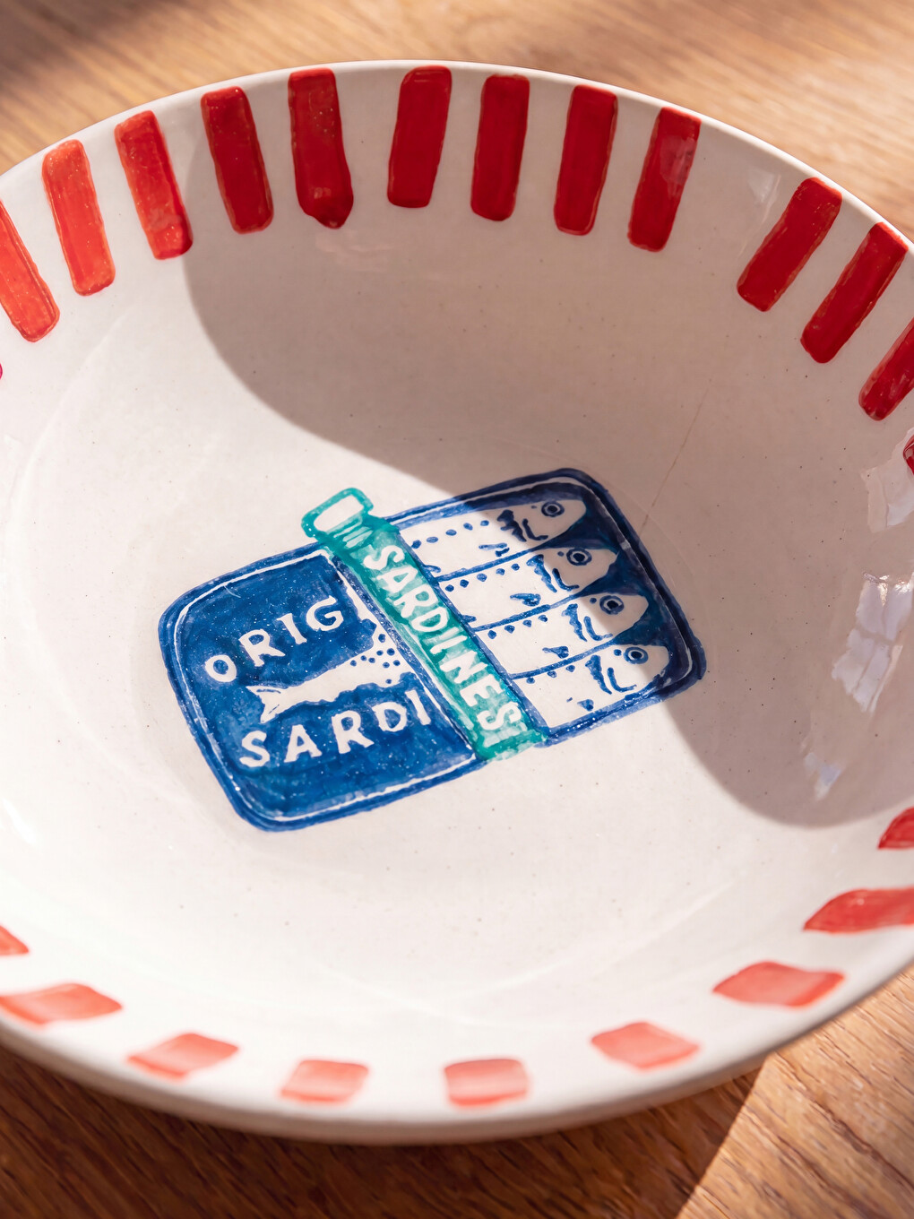 Printed Ceramic Salad Plate-2