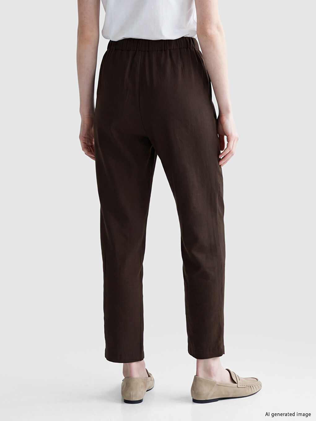 Ženske Pantalone Elastičnog Struka-2