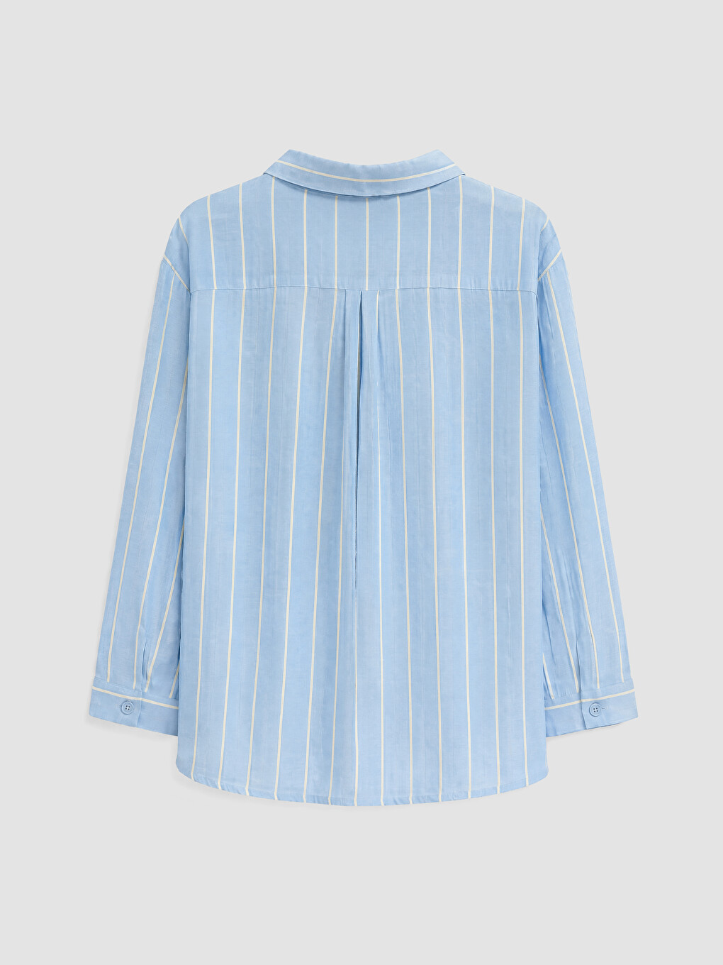 Woman Blue Shirt Tunic-1