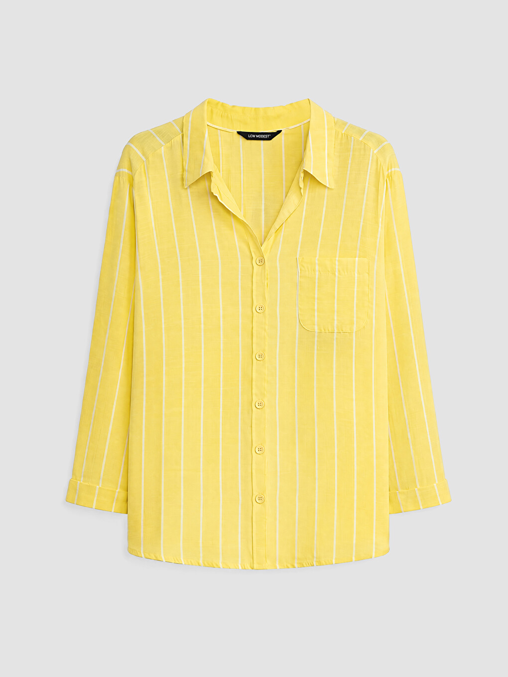 Woman Yellow Shirt Tunic
