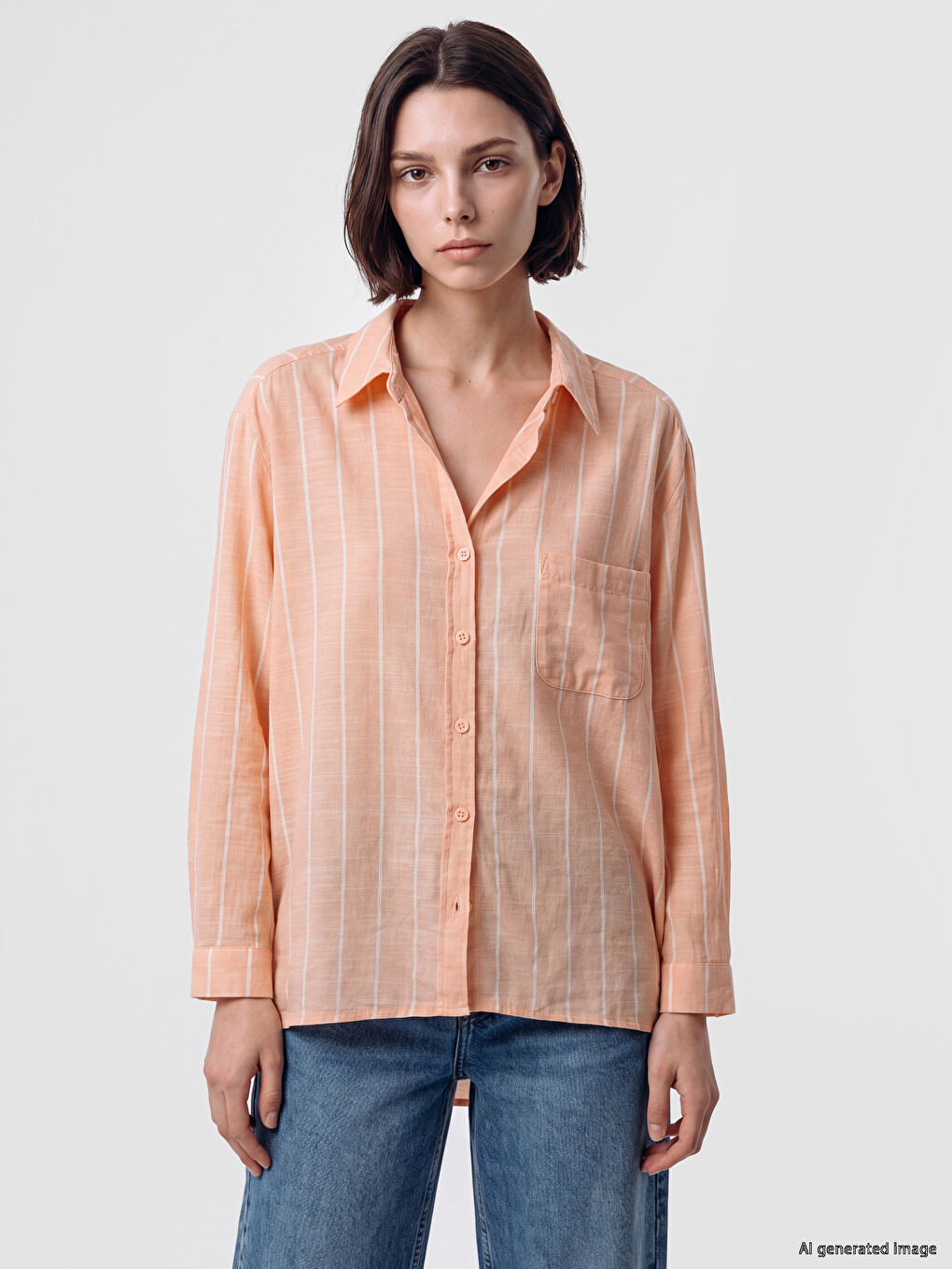 Striped Women's Shirt Tunic