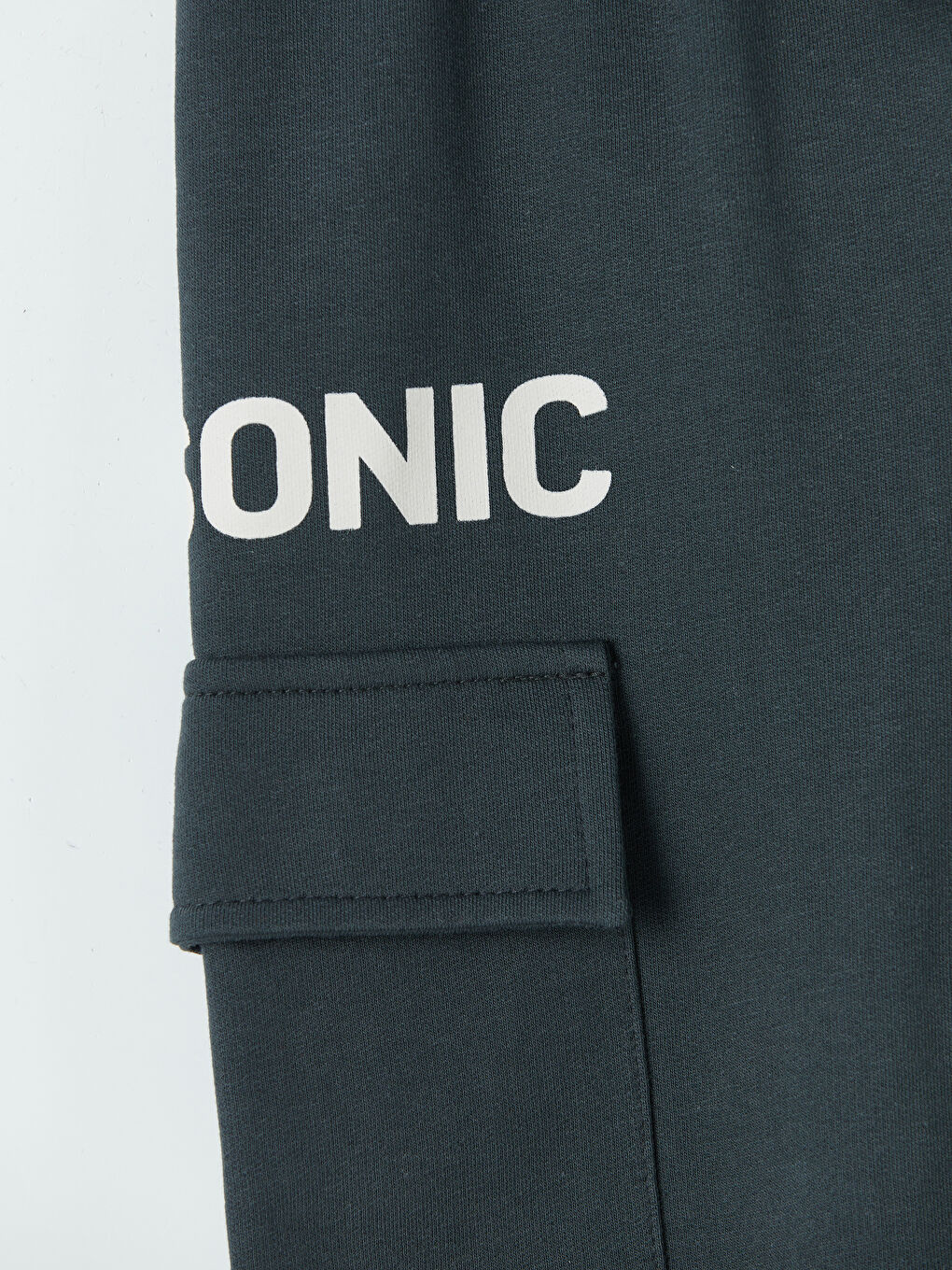 Antrasit Sonic Baskılı Erkek Çocuk Eşofman Altı-2