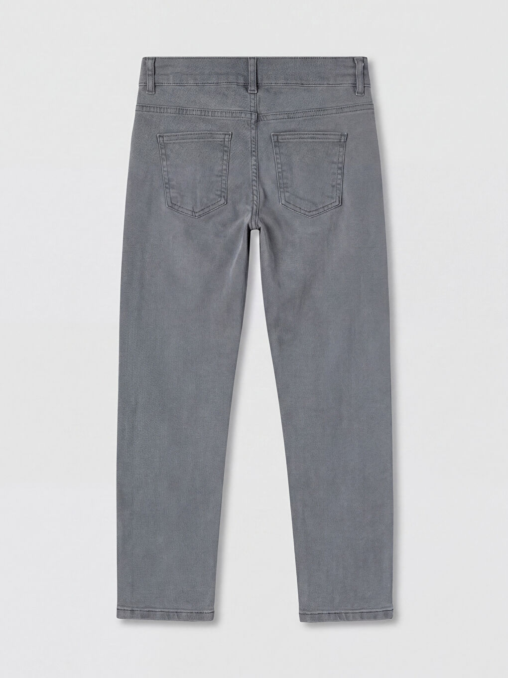 Gri Slim Fit Erkek Çocuk Jean Pantolon-1