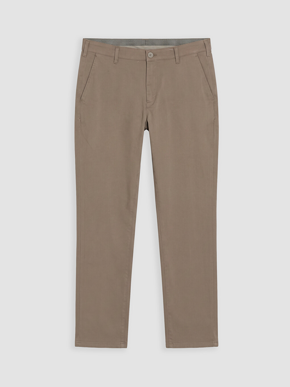 Kahverengi Regular Fit Erkek Chino Pantolon-4
