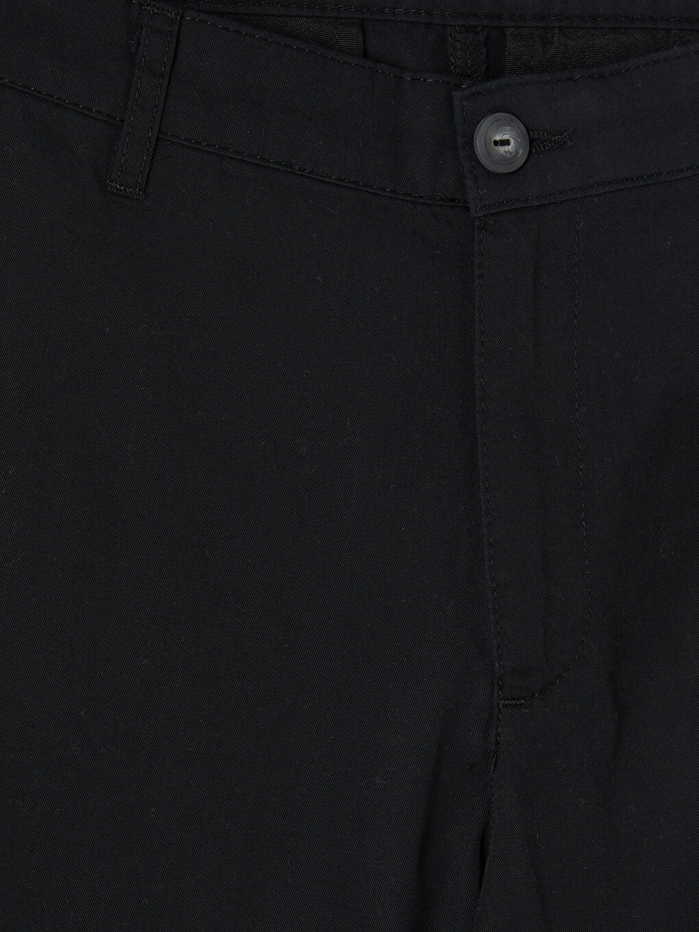 Siyah Regular Fit Erkek Chino Pantolon-1