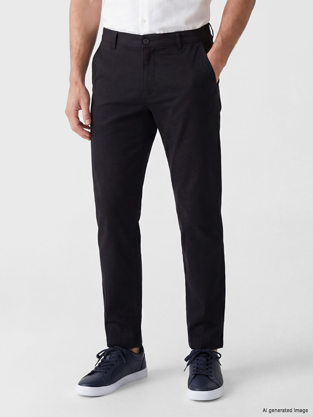 Chino pantalone regularnog kroja za muškarce-1