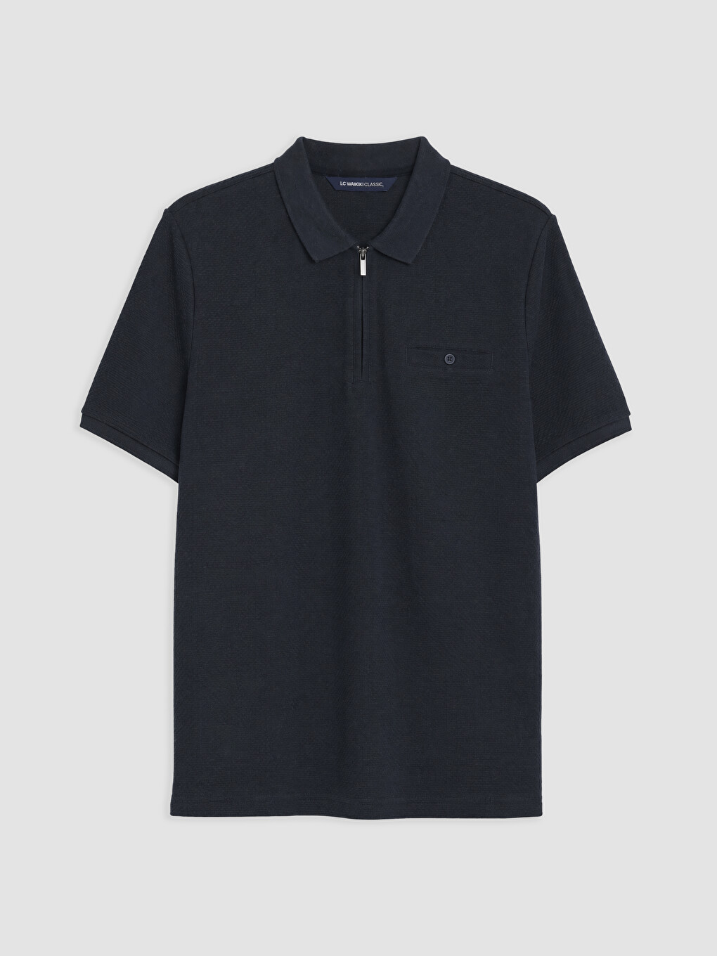 Lacivert Polo Yaka Erkek Tişört