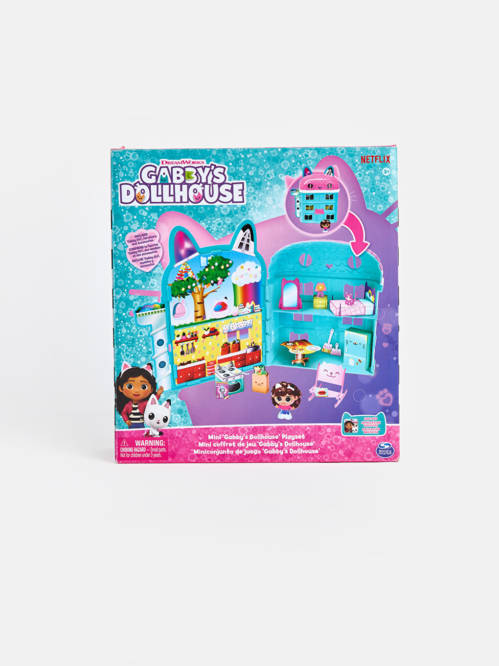 Spin Master Gabby's Dollhouse Katlanabilir Mini Oyun Evi