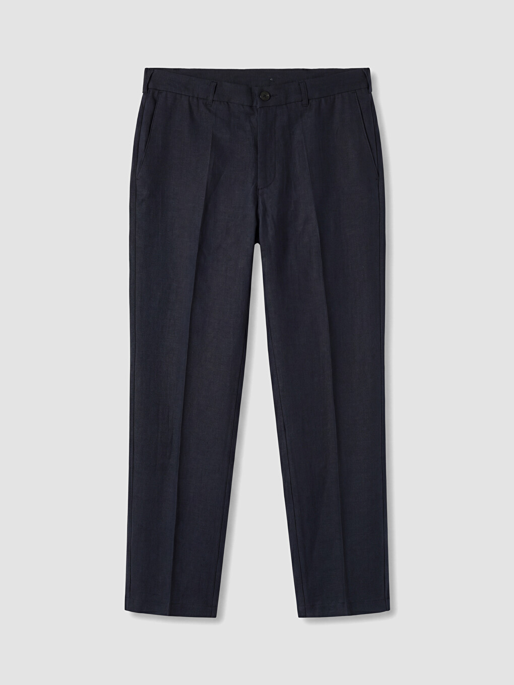 Lacivert Regular Fit Erkek Pileli Pantolon