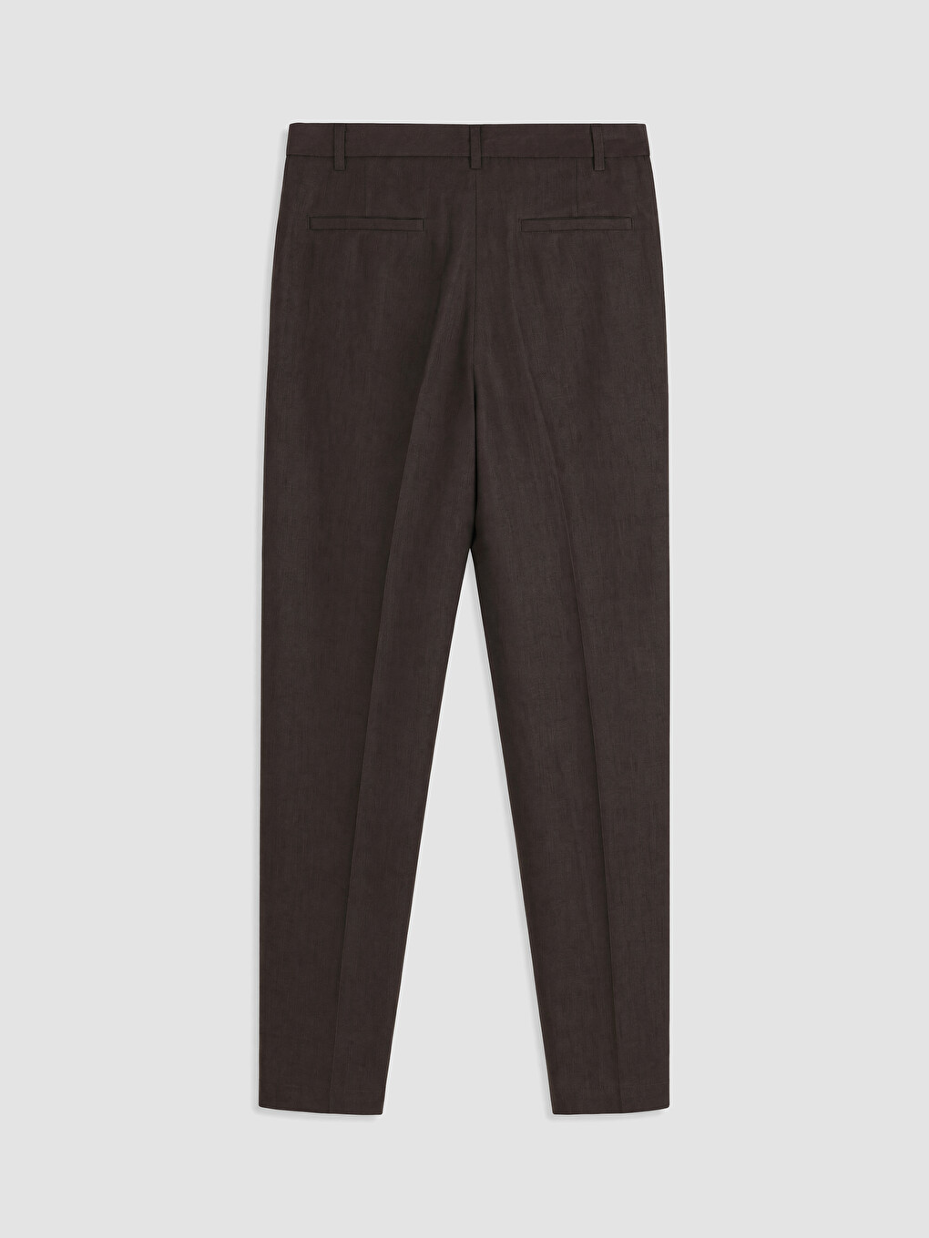 Kahverengi Regular Fit Erkek Pileli Pantolon