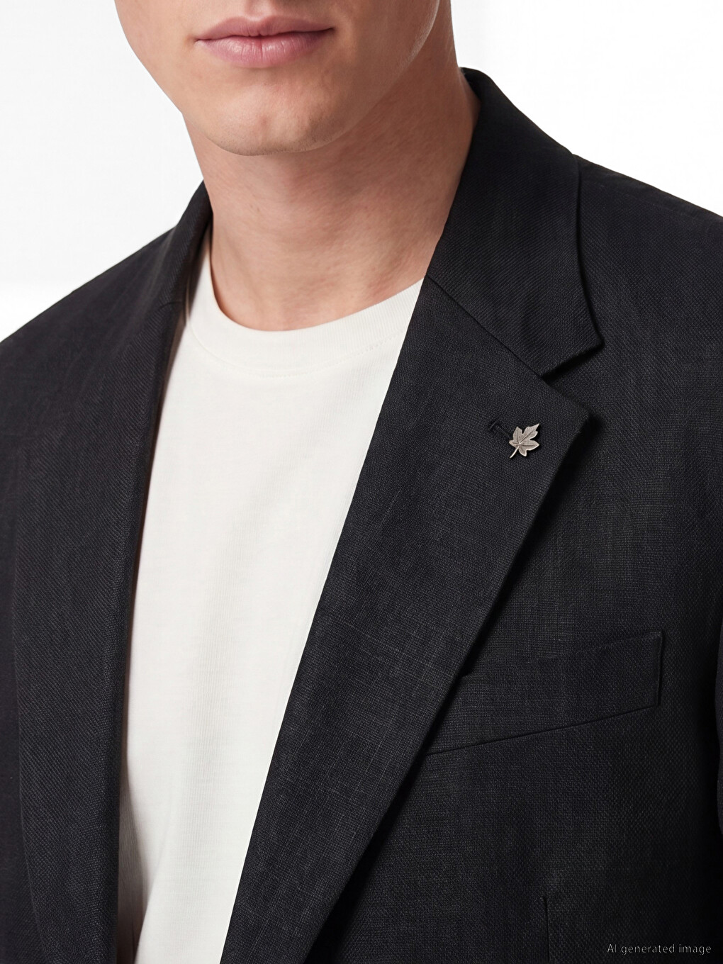 Men's Linen Blazer Jacket-2