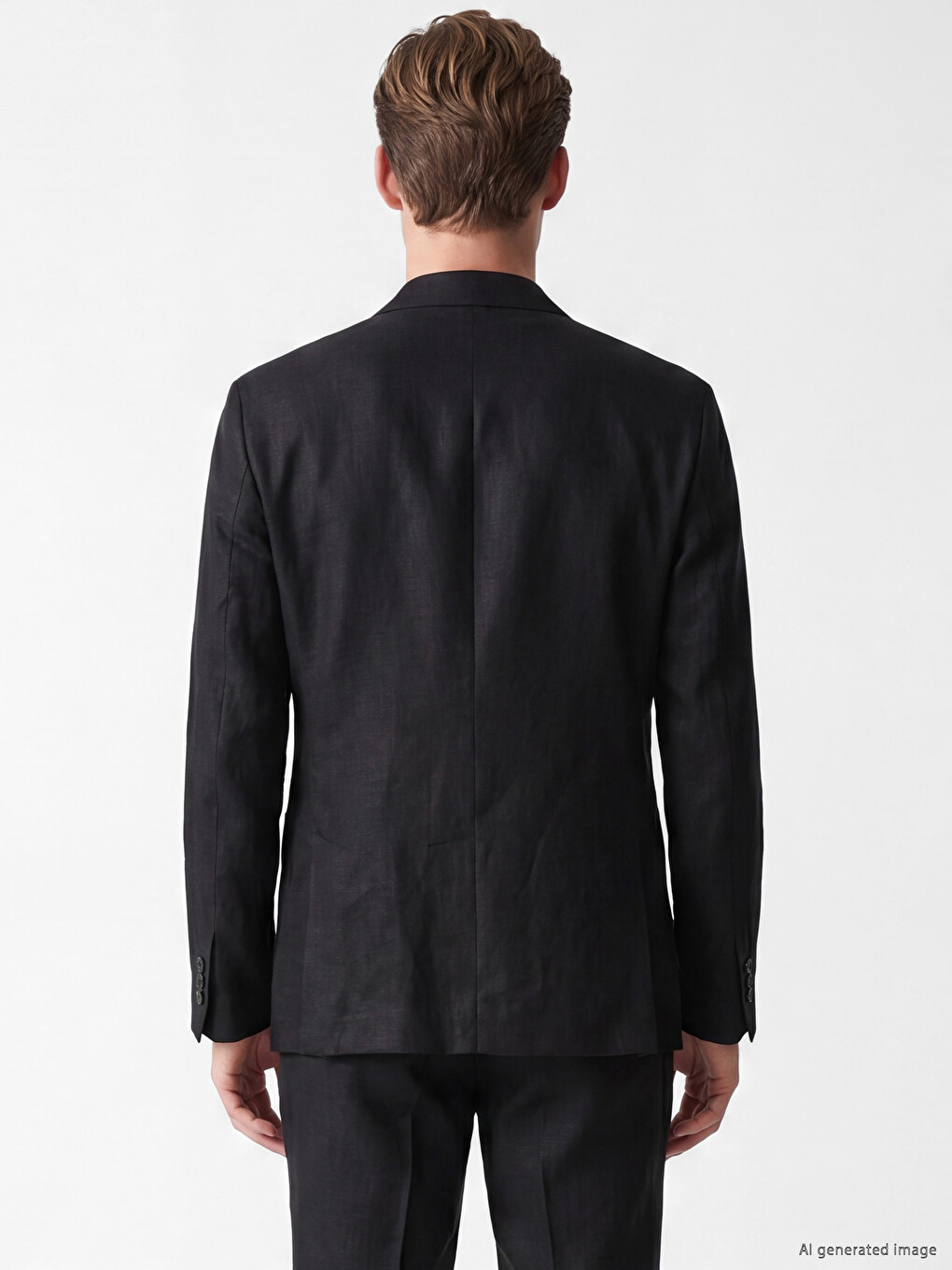 Men's Linen Blazer Jacket-3