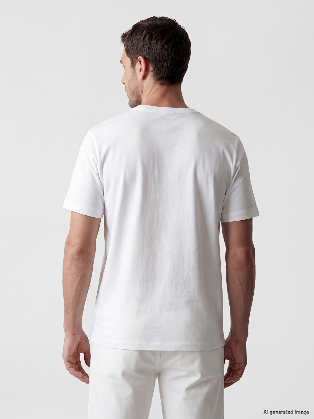 Crew Neck Turkey Printed Men's T-Shirt-3