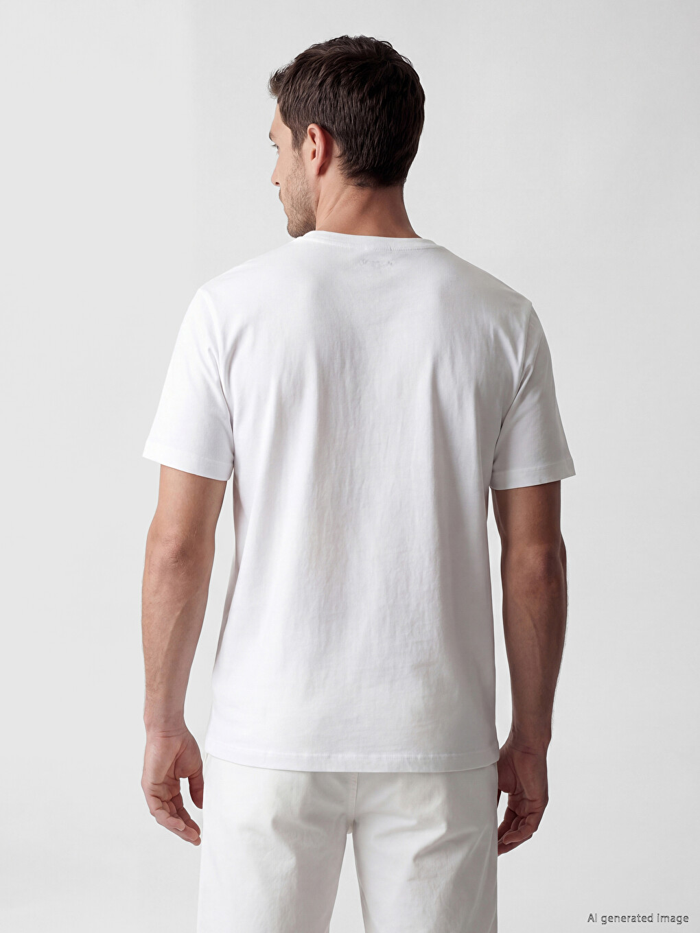 Crew Neck Turkey Printed Men's T-Shirt-2