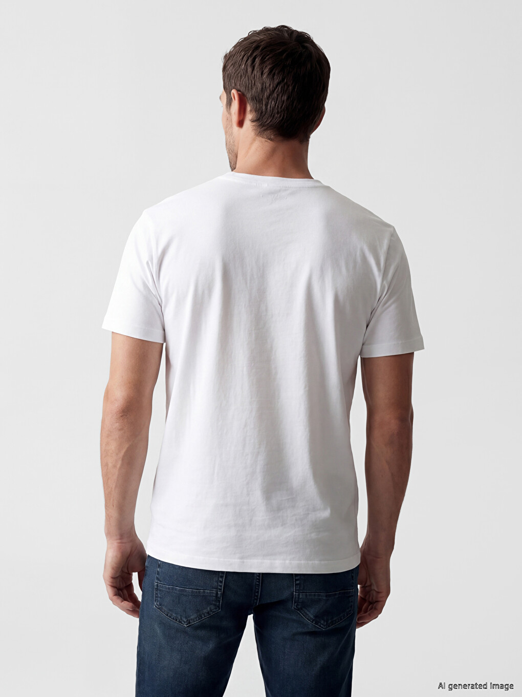 Crew Neck Turkey Printed Men's T-Shirt-3