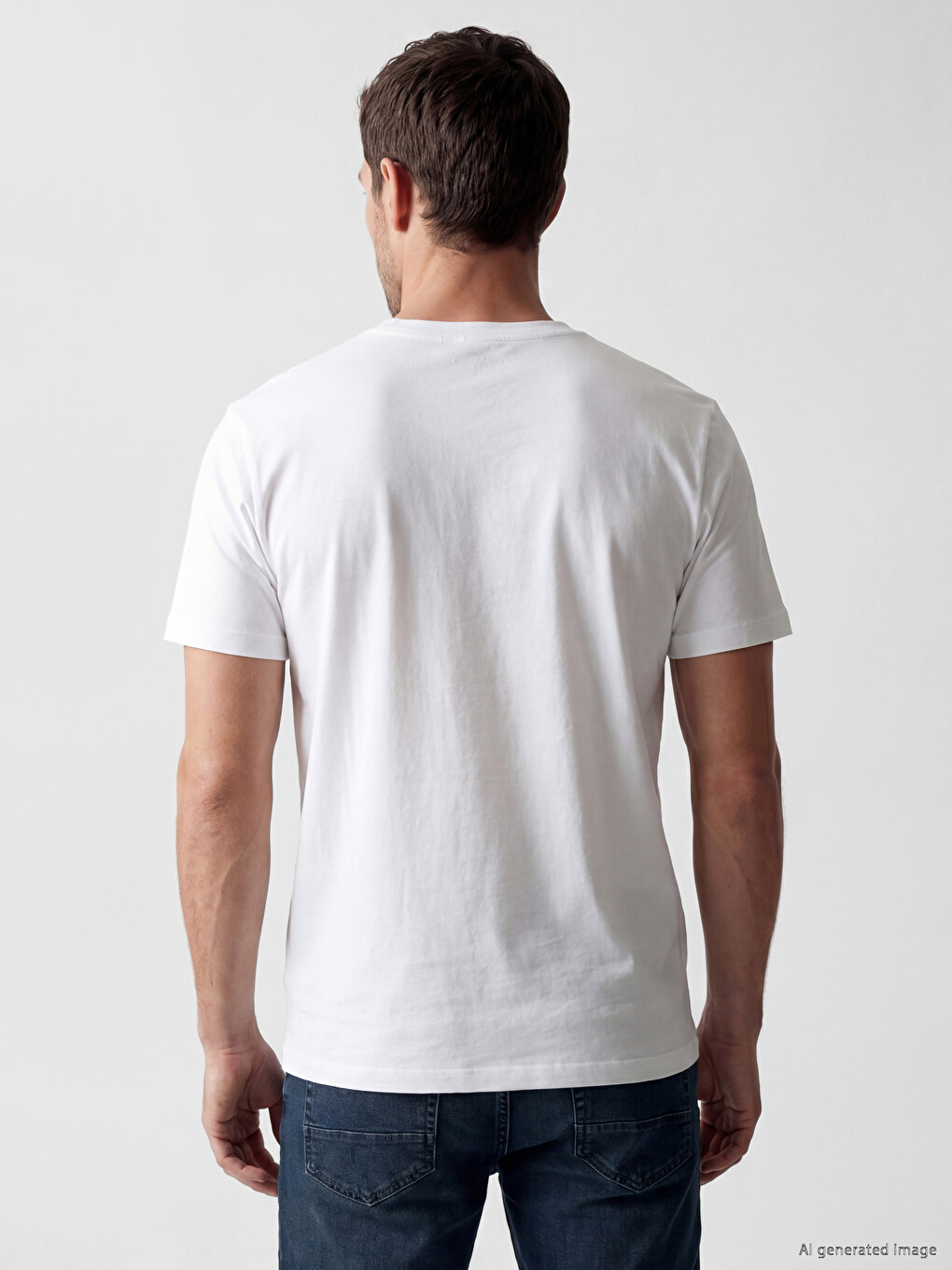 Crew Neck Turkey Printed Men's T-Shirt-2