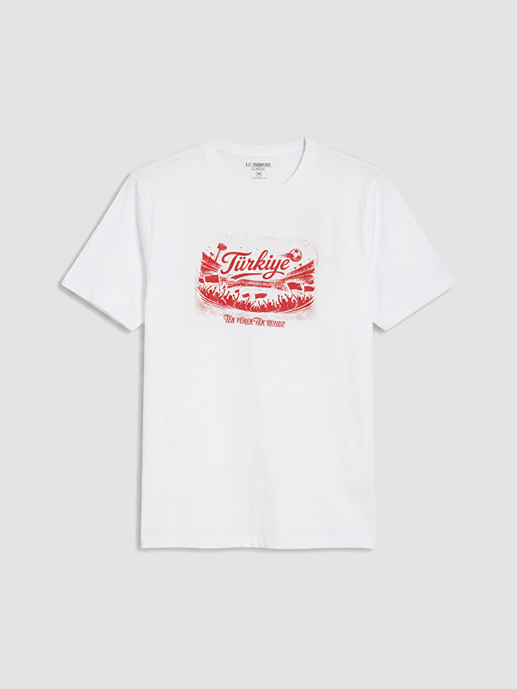Crew Neck Turkey Printed Men's T-Shirt-4
