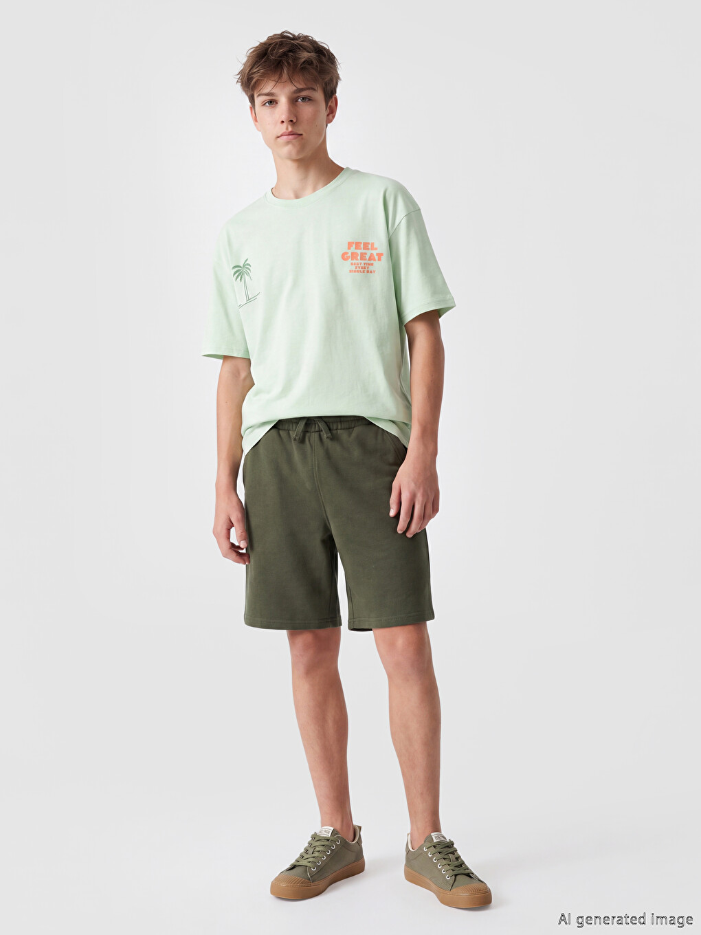 Elastic Waist Boys' Shorts