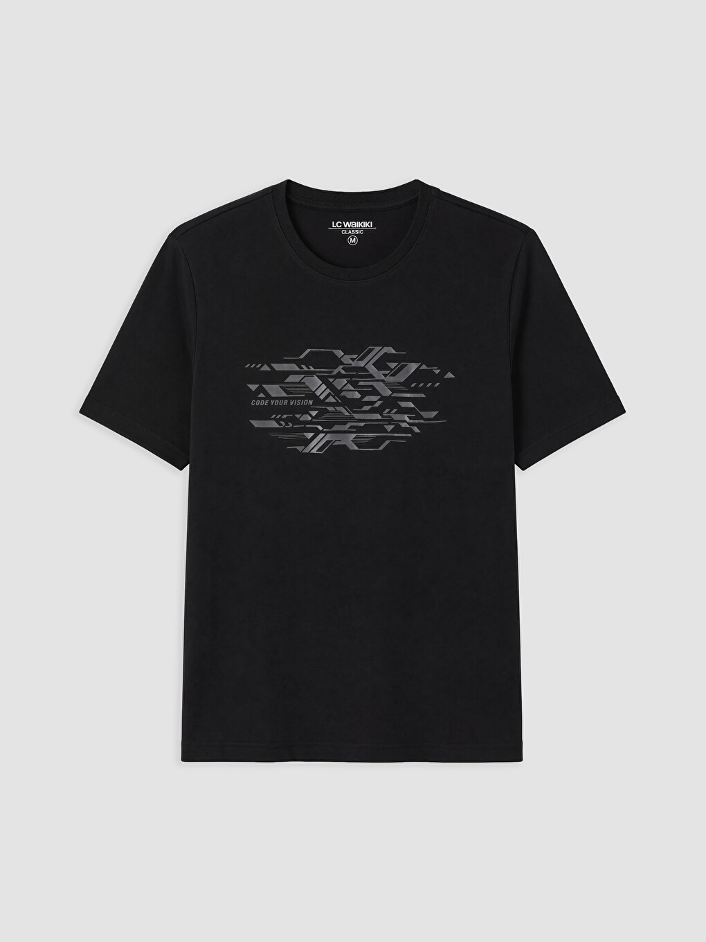 Crew Neck Printed Men's T-shirt